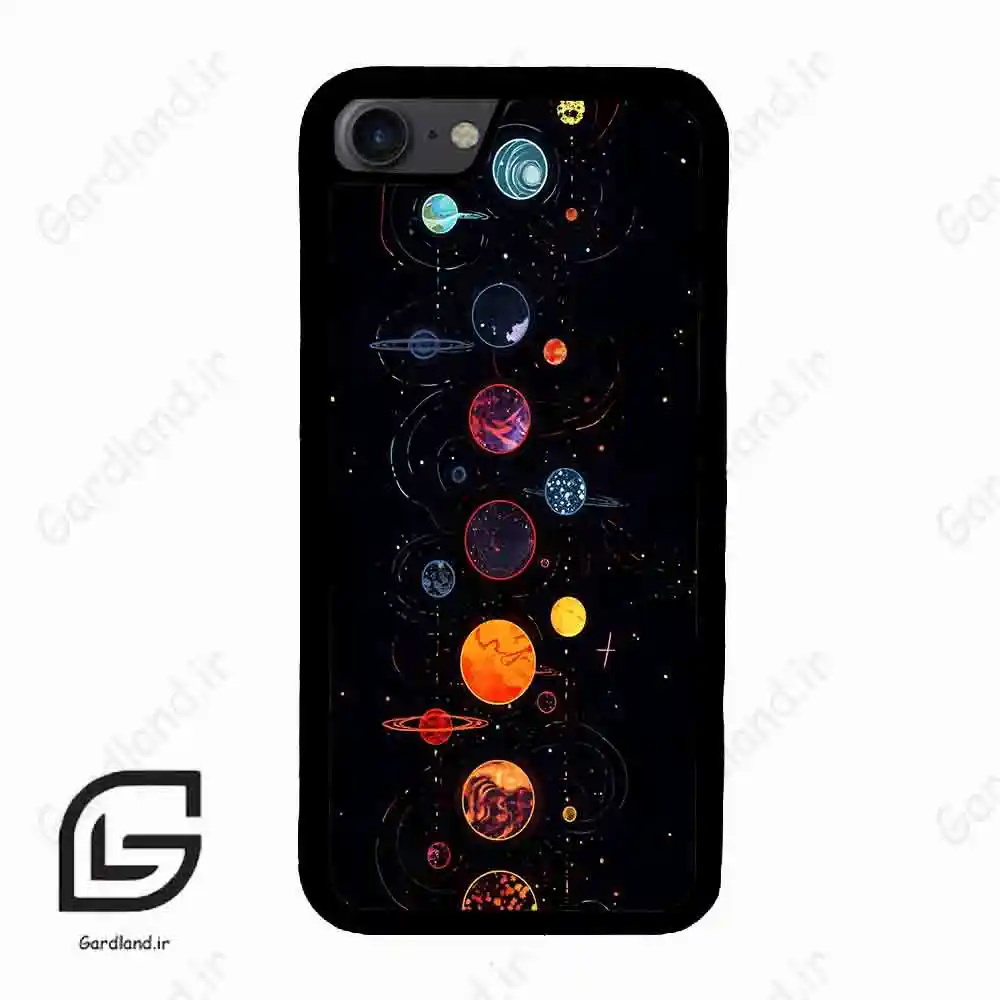 قاب گوشی آیفون 7-8 (Iphone 7 / 8 ) طرح کهکشان کد 2062