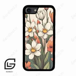 قاب گوشی آیفون 7-8 (Iphone 7 / 8 ) طرح گل کد 2475