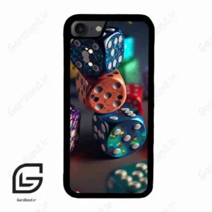 قاب گوشی آیفون 7-8 (Iphone 7 / 8 ) طرح تاس کد 2556