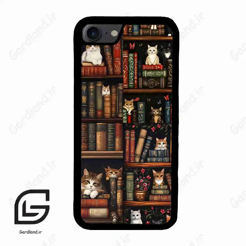 قاب گوشی آیفون 7-8 (Iphone 7 / 8 ) طرح کتابخانه کد 2675