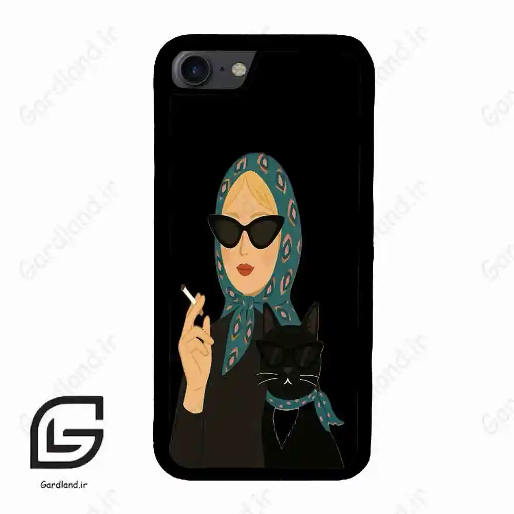 قاب گوشی آیفون 7-8 (Iphone 7 / 8 ) طرح خانومی کد 2810
