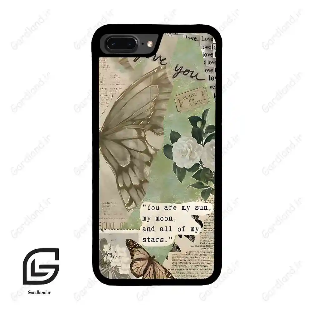 قاب گوشی آیفون 7پلاس-8پلاس (Iphone 7Plus / 8Plus ) طرح پروانه کد 2244