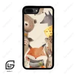 قاب گوشی آیفون 7پلاس-8پلاس (Iphone 7Plus / 8Plus ) طرح حیوانات کد 2338