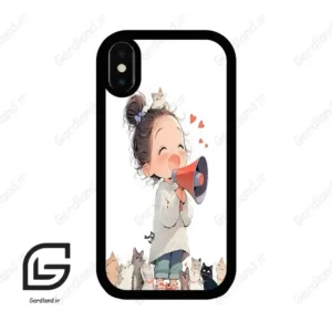 قاب گوشی آیفون ایکس-ایکس اس (Iphone X / Xs ) طرح دخترانه کد 2027