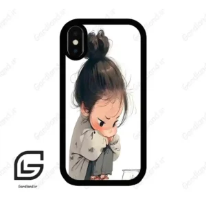 قاب گوشی آیفون ایکس-ایکس اس (Iphone X / Xs ) طرح دخترانه کد 2028