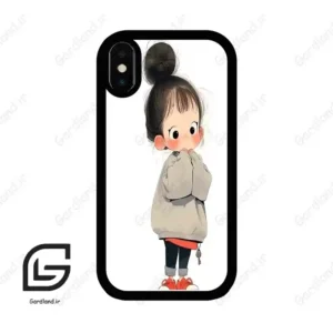 قاب گوشی آیفون ایکس-ایکس اس (Iphone X / Xs ) طرح دخترانه کد 2030