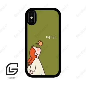 قاب گوشی آیفون ایکس-ایکس اس (Iphone X / Xs ) طرح دخترانه کد 2044