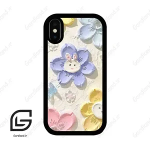 قاب گوشی آیفون ایکس-ایکس اس (Iphone X / Xs ) طرح گل کد 2046