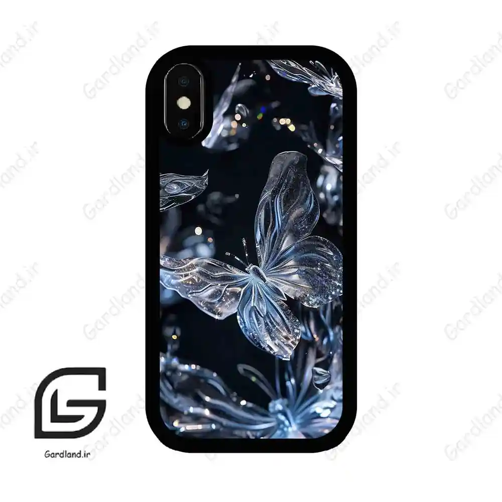 قاب گوشی آیفون ایکس-ایکس اس (Iphone X / Xs ) طرح پروانه کد 2049