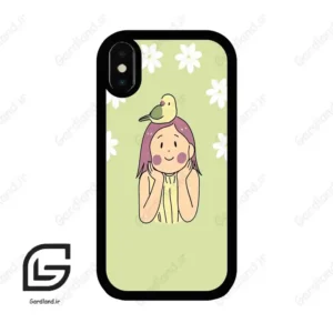 قاب گوشی آیفون ایکس-ایکس اس (Iphone X / Xs ) طرح دخترانه کد 2052