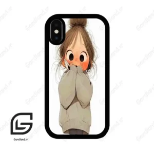 قاب گوشی آیفون ایکس-ایکس اس (Iphone X / Xs ) طرح دخترانه کد 2054