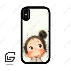 قاب گوشی آیفون ایکس-ایکس اس (Iphone X / Xs ) طرح دخترانه کد 2056
