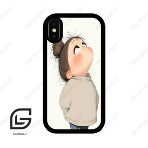 قاب گوشی آیفون ایکس-ایکس اس (Iphone X / Xs ) طرح دختر کد 2057