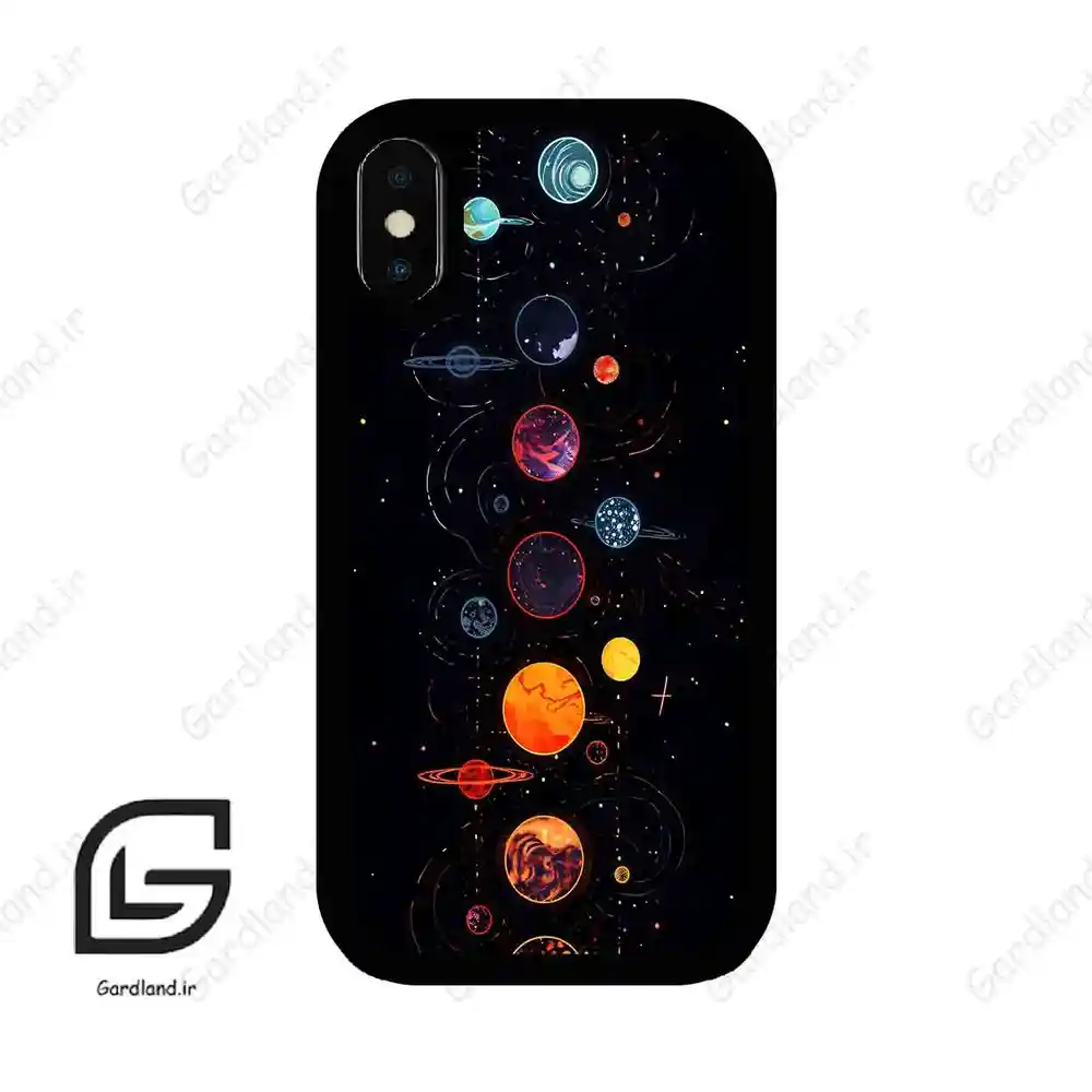 قاب گوشی آیفون ایکس-ایکس اس (Iphone X / Xs ) طرح کهکشان کد 2062