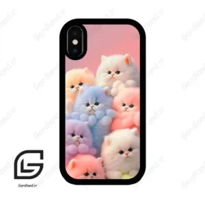 قاب گوشی آیفون ایکس-ایکس اس (Iphone X / Xs ) طرح گربه کد 2073