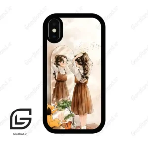 قاب گوشی آیفون ایکس-ایکس اس (Iphone X / Xs ) طرح دخترانه کد 2078