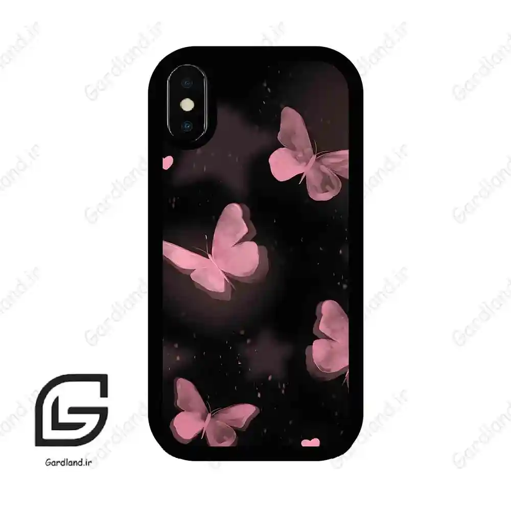 قاب گوشی آیفون ایکس-ایکس اس (Iphone X / Xs ) طرح پروانه کد 2080