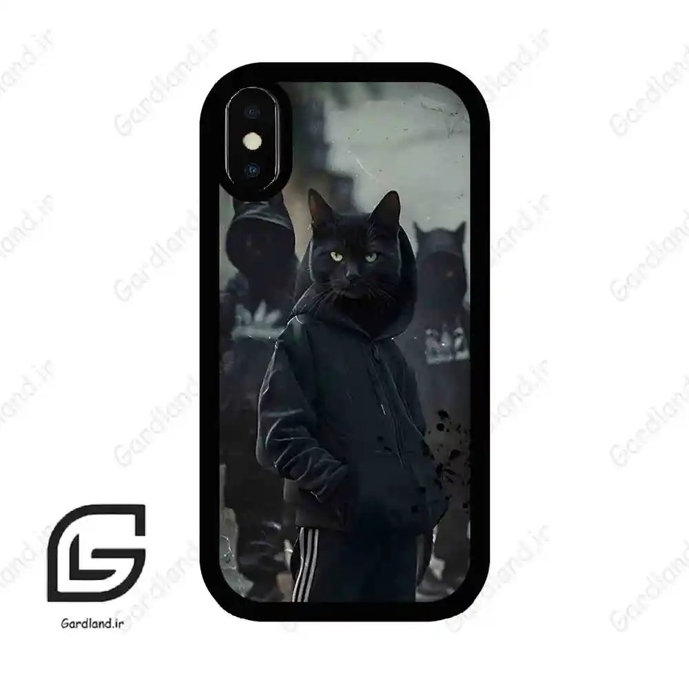 قاب گوشی آیفون ایکس-ایکس اس (Iphone X / Xs ) طرح گربه کد 2091