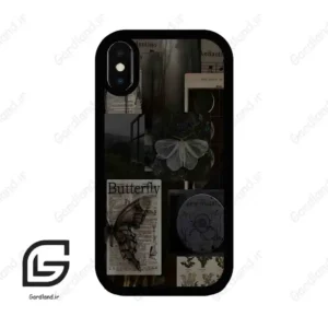 قاب گوشی آیفون ایکس-ایکس اس (Iphone X / Xs ) طرح پروانه کد 2096