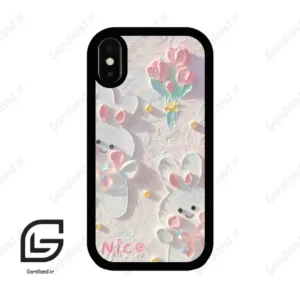 قاب گوشی آیفون ایکس-ایکس اس (Iphone X / Xs ) طرح خرگوشی کد 2097