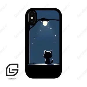 قاب گوشی آیفون ایکس-ایکس اس (Iphone X / Xs ) طرح گربه کد 2098