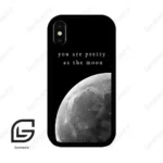 قاب گوشی آیفون ایکس-ایکس اس (Iphone X / Xs ) طرح ماه کد 2140