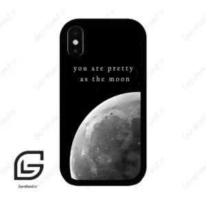 قاب گوشی آیفون ایکس-ایکس اس (Iphone X / Xs ) طرح ماه کد 2140