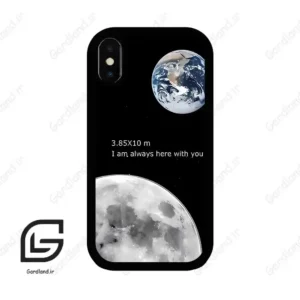 قاب گوشی آیفون ایکس-ایکس اس (Iphone X / Xs ) طرح ماه کد 2190