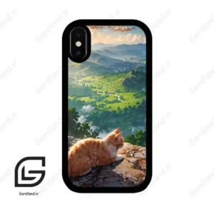 قاب گوشی آیفون ایکس-ایکس اس (Iphone X / Xs ) طرح گربه کد 2203