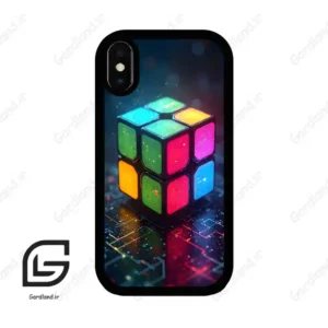 قاب گوشی آیفون ایکس-ایکس اس (Iphone X / Xs ) طرح مکعب کد 2222
