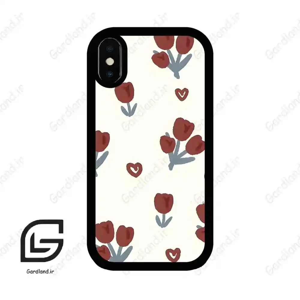 قاب گوشی آیفون ایکس-ایکس اس (Iphone X / Xs ) طرح گل کد 2252