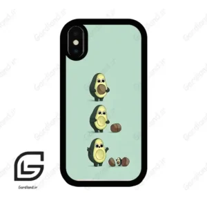 قاب گوشی آیفون ایکس-ایکس اس (Iphone X / Xs ) طرح اووکادو کد 2258