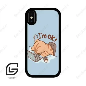 قاب گوشی آیفون ایکس-ایکس اس (Iphone X / Xs ) طرح گربه کد 2297