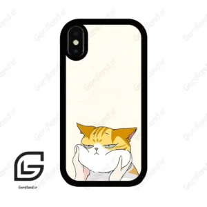 قاب گوشی آیفون ایکس-ایکس اس (Iphone X / Xs ) طرح گربه کد 2298