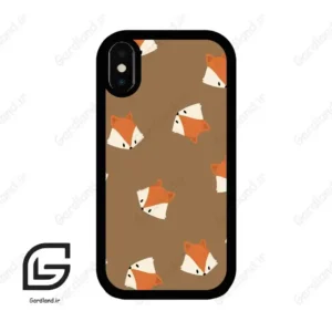 قاب گوشی آیفون ایکس-ایکس اس (Iphone X / Xs ) طرح روباه کد 2306