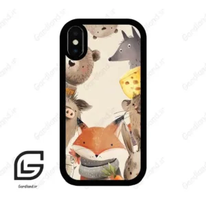 قاب گوشی آیفون ایکس-ایکس اس (Iphone X / Xs ) طرح حیوانات کد 2338