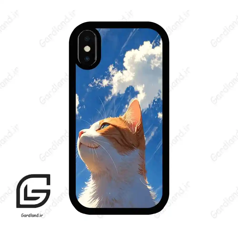قاب گوشی آیفون ایکس-ایکس اس (Iphone X / Xs ) طرح گربه کد 2366