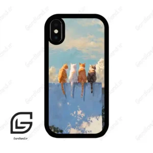 قاب گوشی آیفون ایکس-ایکس اس (Iphone X / Xs ) طرح گربه کد 2367