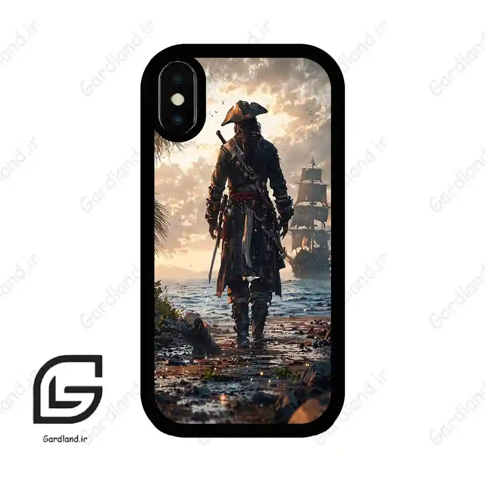 قاب گوشی آیفون ایکس-ایکس اس (Iphone X / Xs ) طرح سامورایی کد 2384