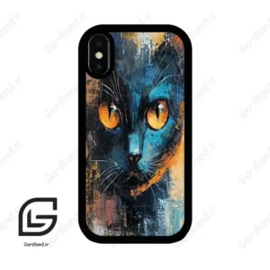 قاب گوشی آیفون ایکس-ایکس اس (Iphone X / Xs ) طرح گربه کد 2397