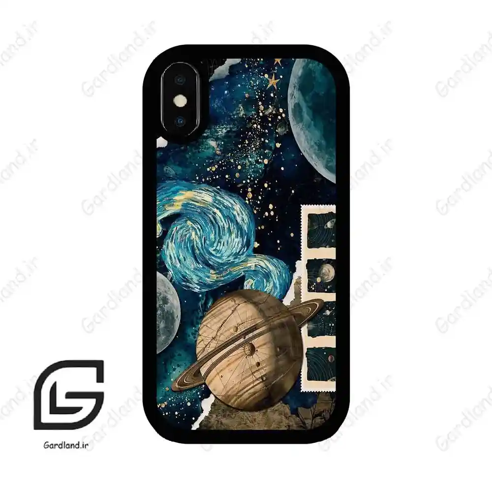 قاب گوشی آیفون ایکس-ایکس اس (Iphone X / Xs ) طرح کهکشان کد 2401