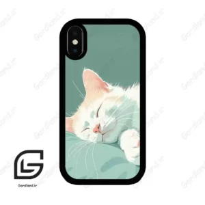 قاب گوشی آیفون ایکس-ایکس اس (Iphone X / Xs ) طرح گربه کد 2403