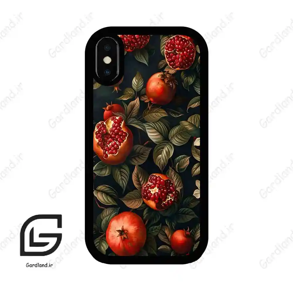 قاب گوشی آیفون ایکس-ایکس اس (Iphone X / Xs ) طرح انار کد 2416