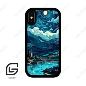 قاب گوشی آیفون ایکس-ایکس اس (Iphone X / Xs ) طرح شب کد 2425