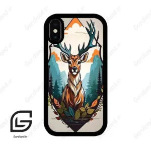 قاب گوشی آیفون ایکس-ایکس اس (Iphone X / Xs ) طرح گوزن کد 2429