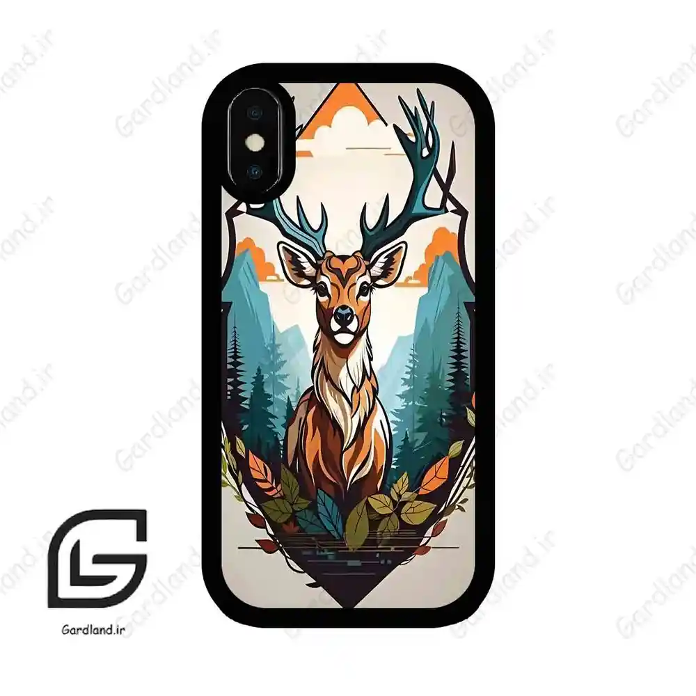 قاب گوشی آیفون ایکس-ایکس اس (Iphone X / Xs ) طرح گوزن کد 2429