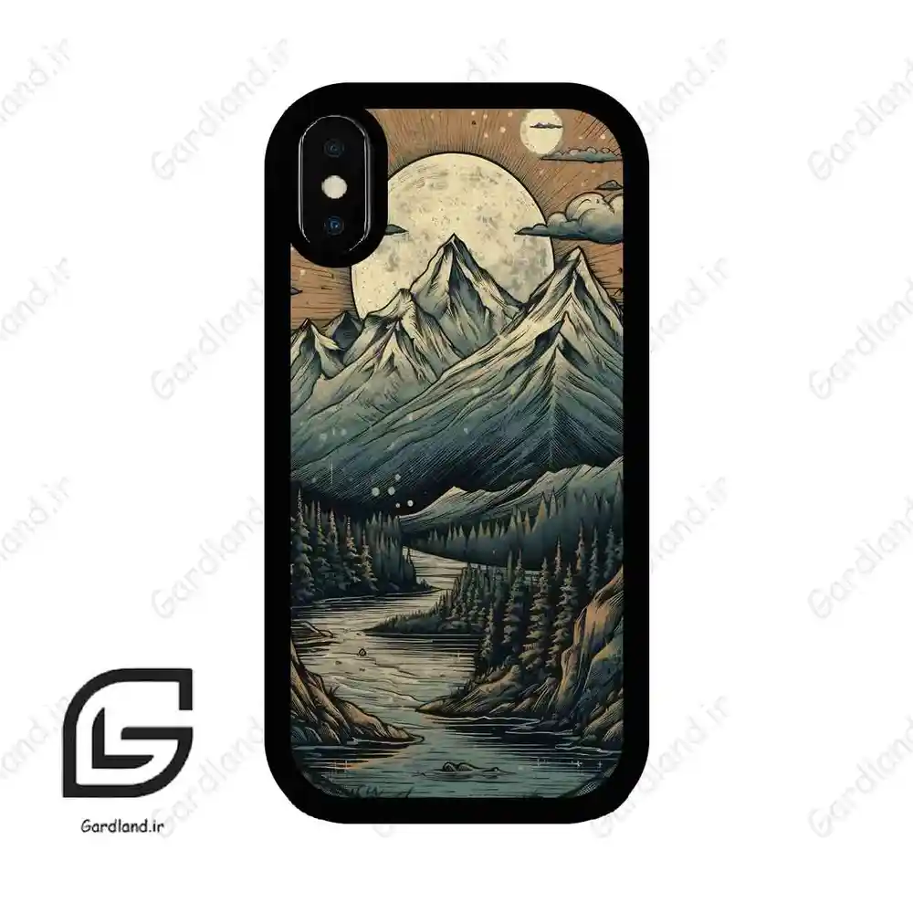 قاب گوشی آیفون ایکس-ایکس اس (Iphone X / Xs ) طرح طبیعت کد 2432