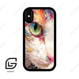 قاب گوشی آیفون ایکس-ایکس اس (Iphone X / Xs ) طرح گربه کد 2437