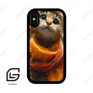 قاب گوشی آیفون ایکس-ایکس اس (Iphone X / Xs ) طرح گربه کد 2440
