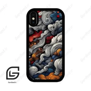 قاب گوشی آیفون ایکس-ایکس اس (Iphone X / Xs ) طرح ابرنگی کد 2448